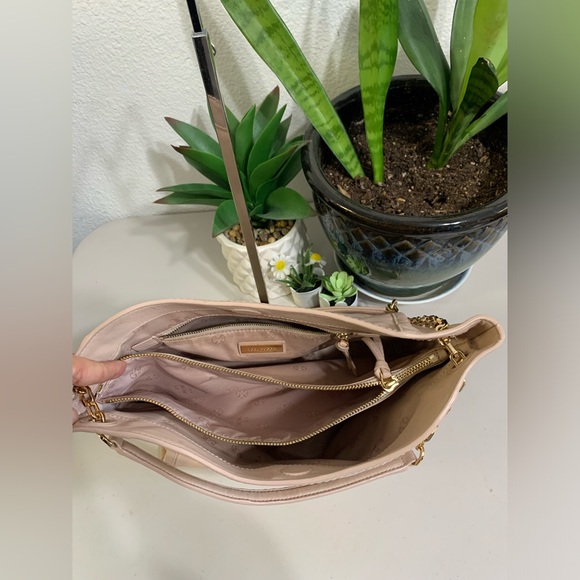 ππ TORY BURCH Crossbody Or Shoulder Pink Leather Bag - Picture 12 of 15
